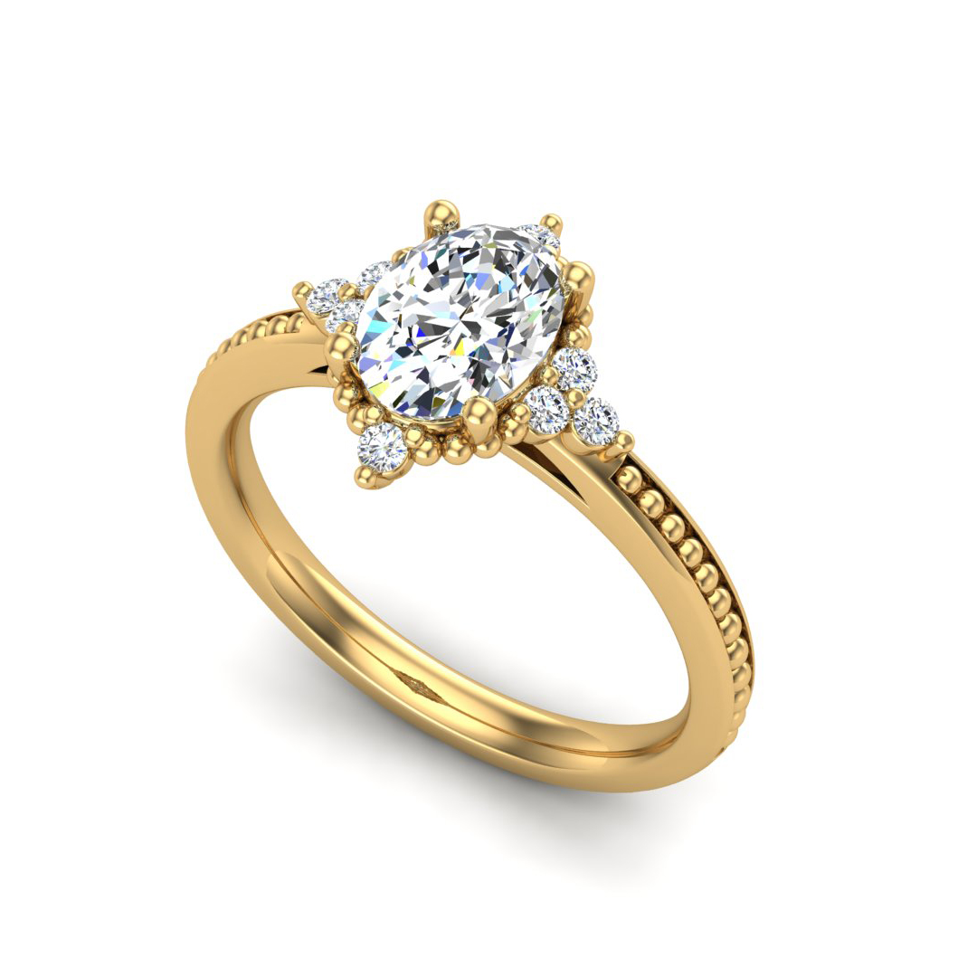 Ainsley Halo Engagement Ring